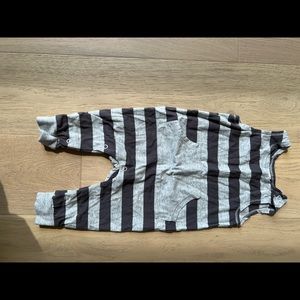 H&M Striped Overalls